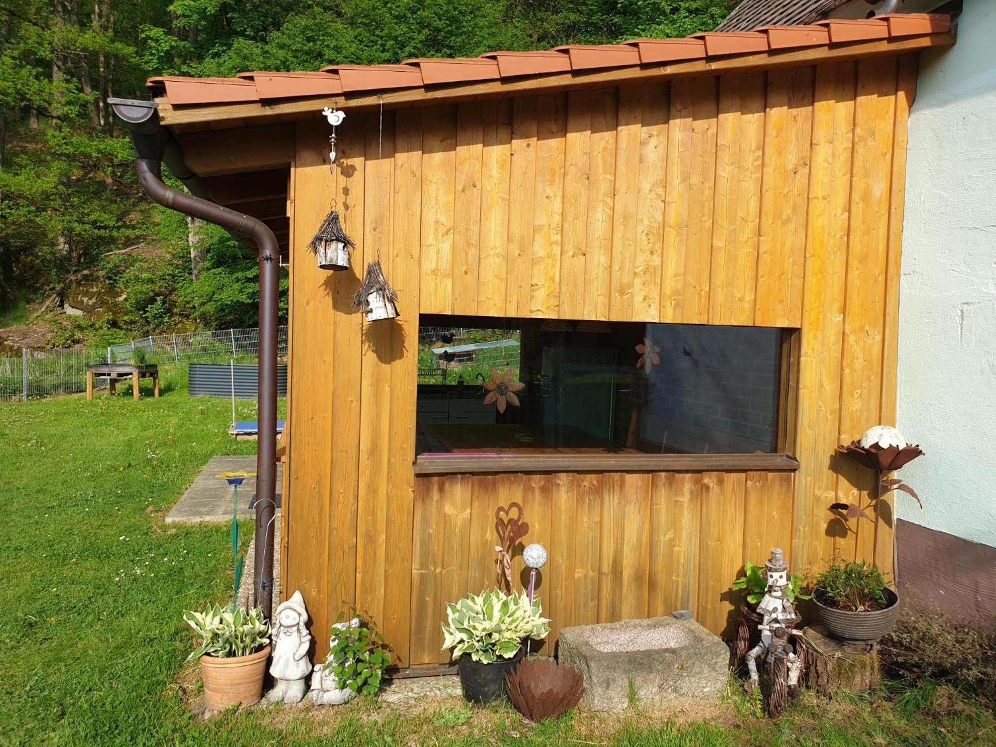 Ferienwohnung Und Sommerhaus Unter Der Burg Falkenberg  Exterior foto